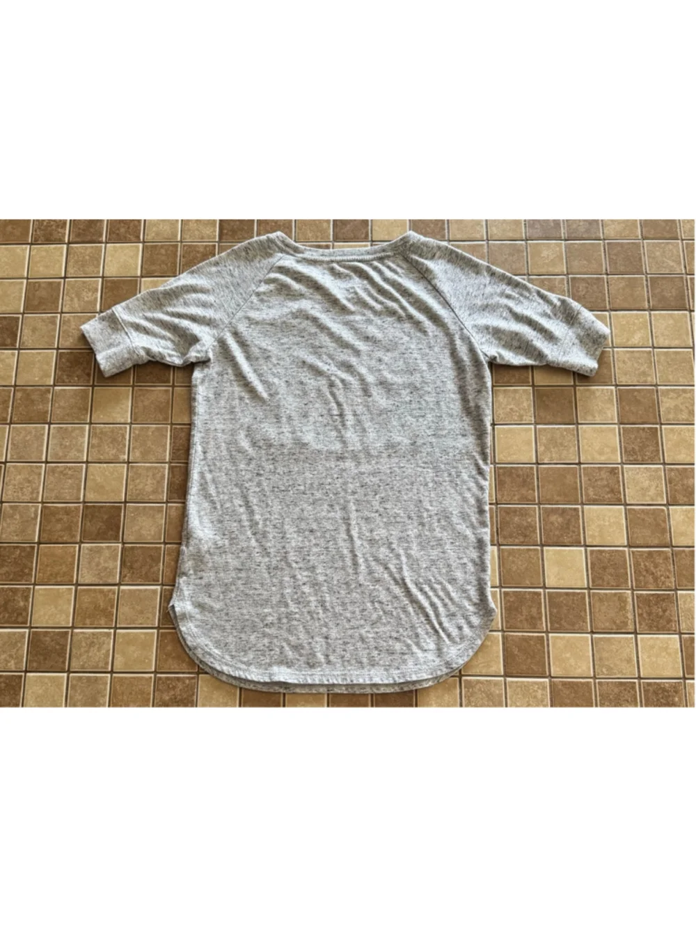 Girls Justice Gray Green Short Sleeve Tee Size 10